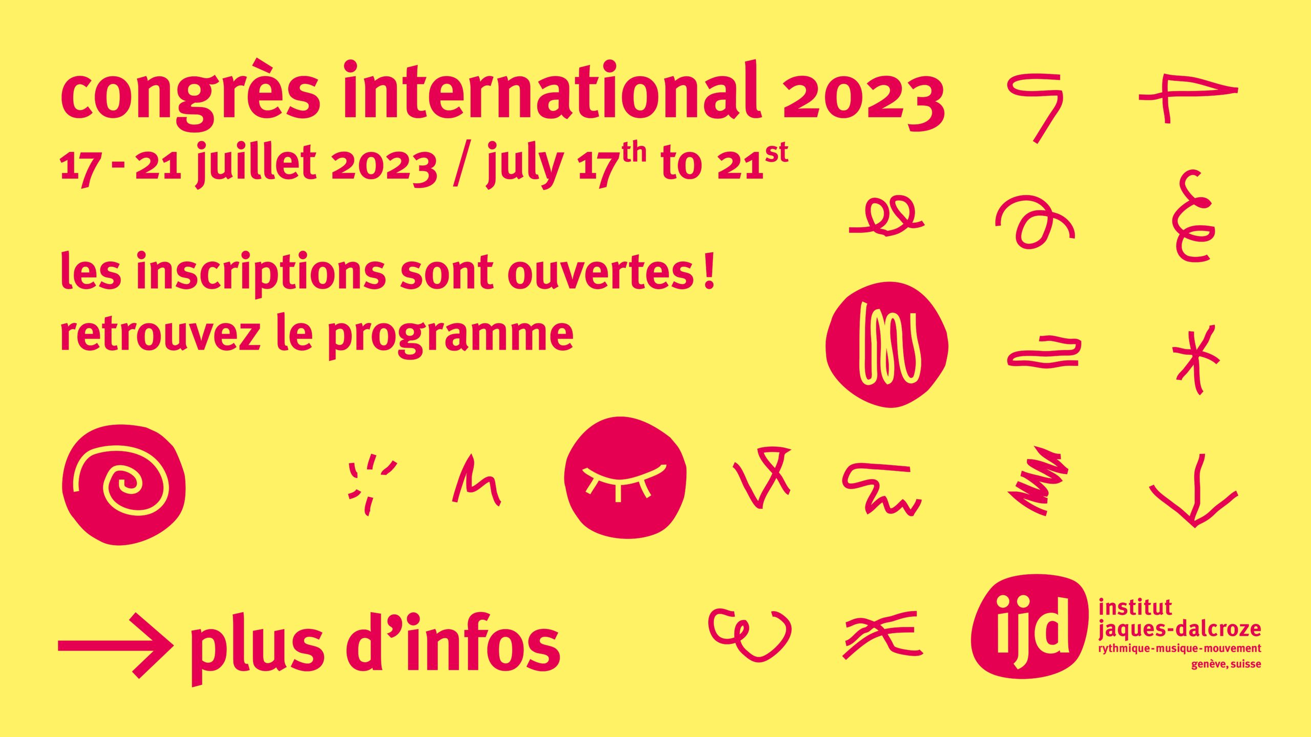 congrès international - inscriptions