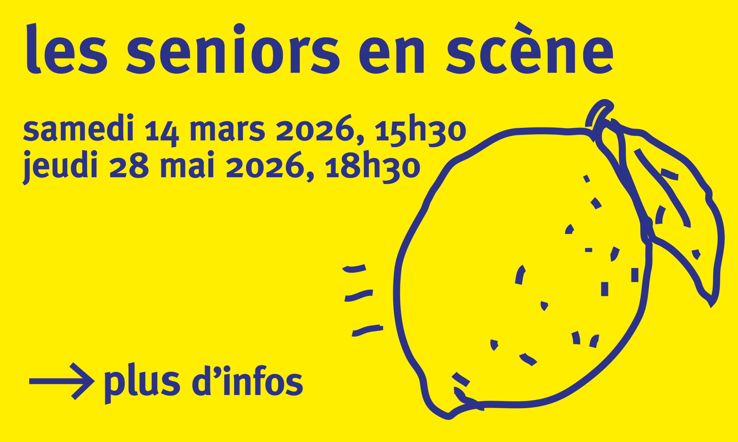 seniors en scène